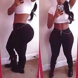 25P Thick black booty of Sultry Simone