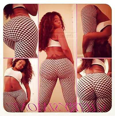 25P Thick black booty of Sultry Simone