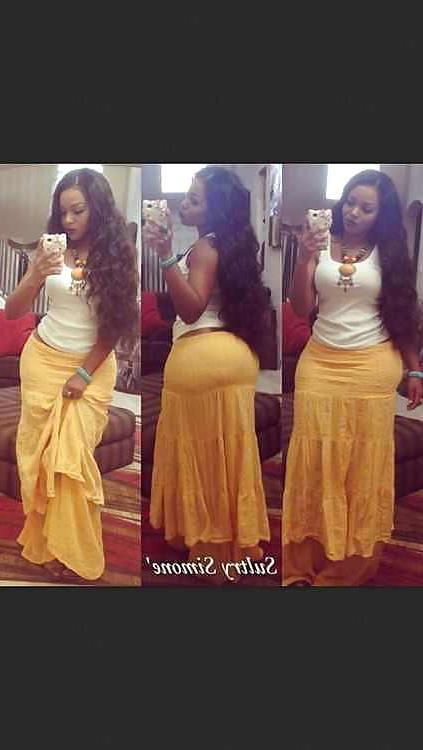 25P Thick black booty of Sultry Simone