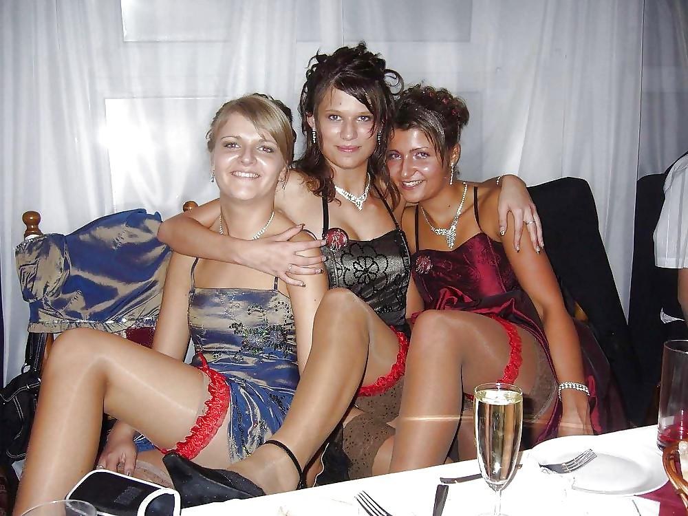 25P Sexy girls in stockings and lingerie
