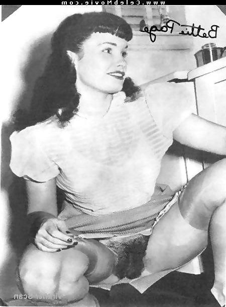 25P Betty page 1950s pin up babe 