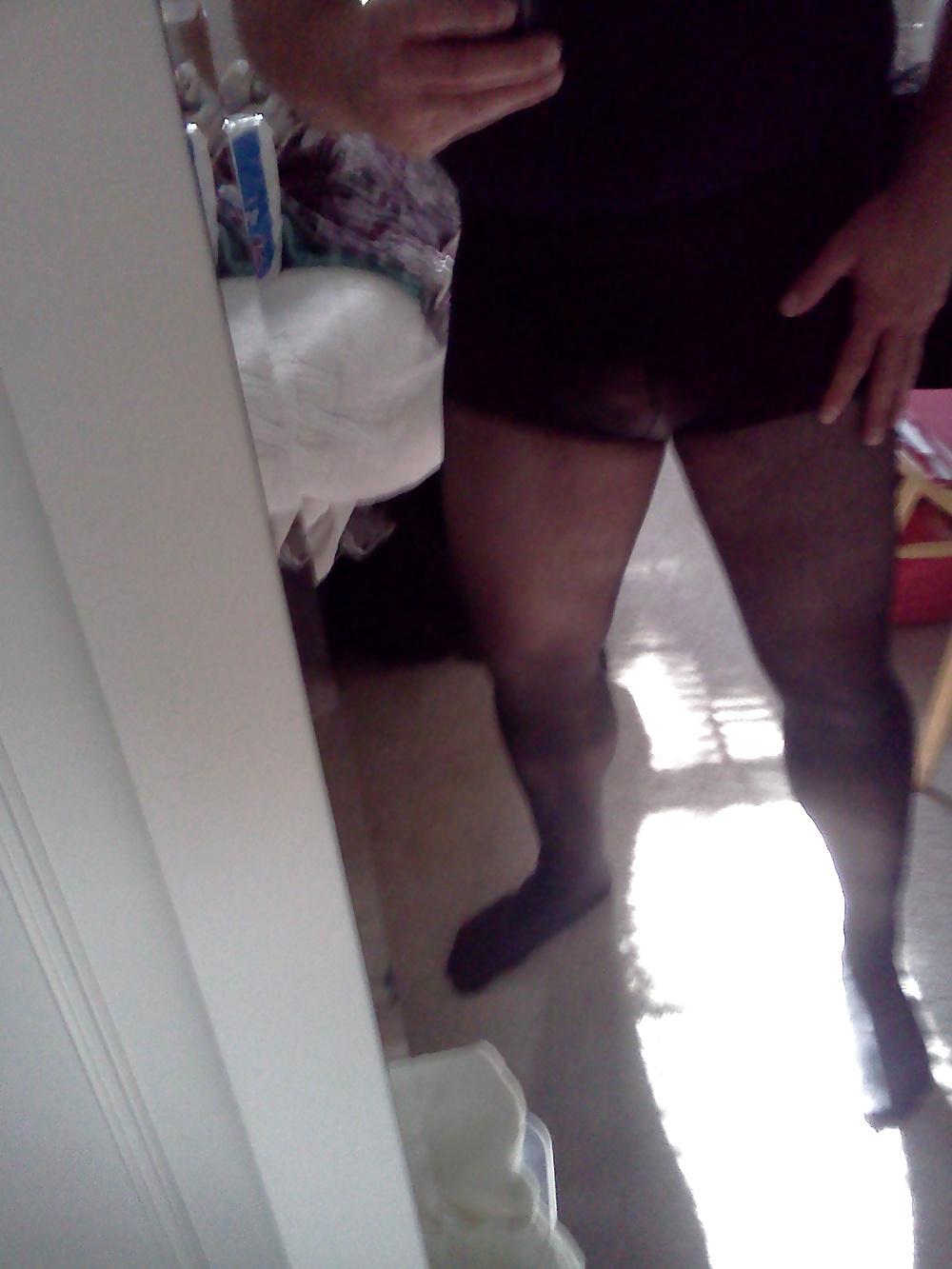 7P Just me messing around in Black Stockings