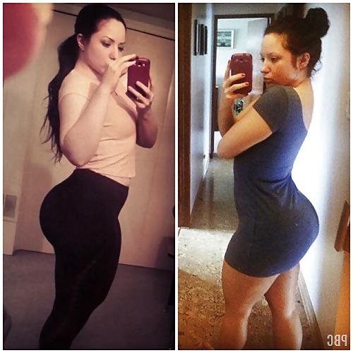 25P Big booty girls in yoga pants