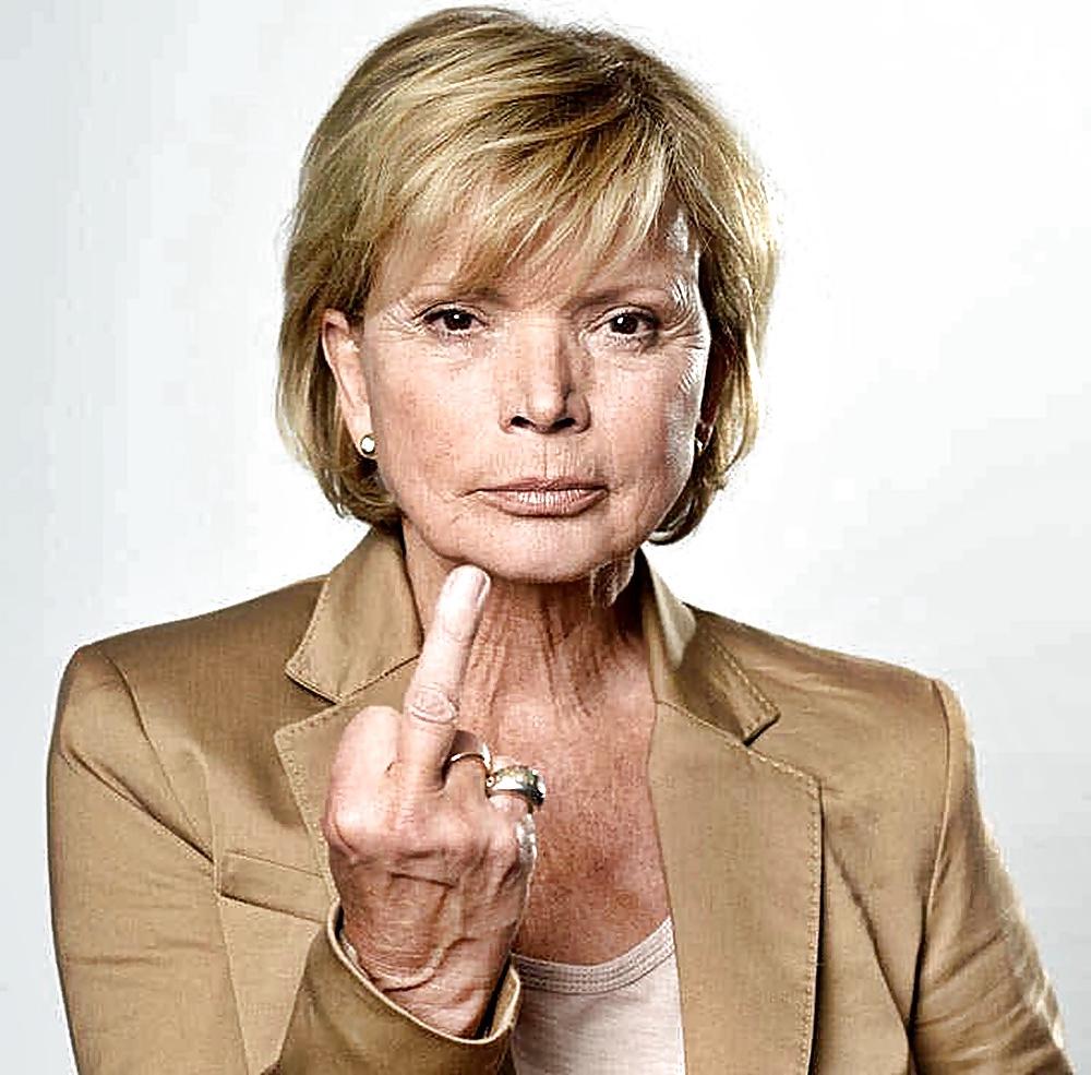 20P Uschi Glas - German Celeb Granny