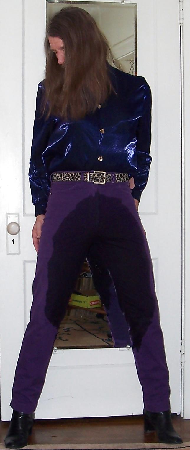 21P Crossdressing - My Purple Pants