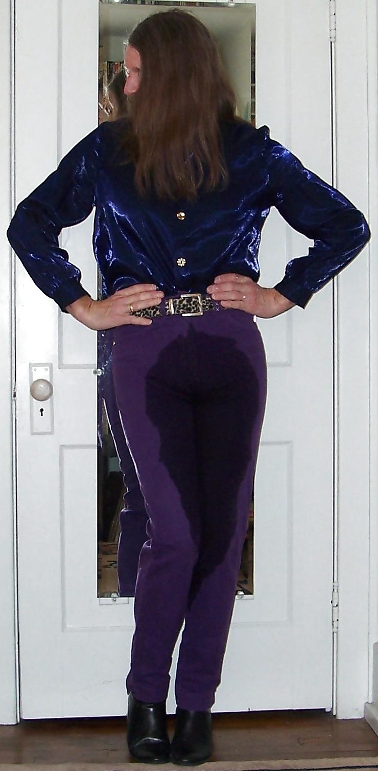21P Crossdressing - My Purple Pants
