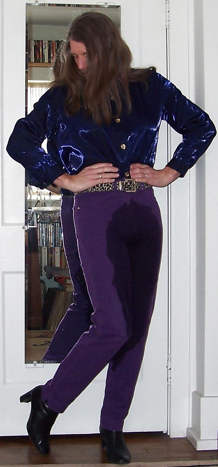 21P Crossdressing - My Purple Pants