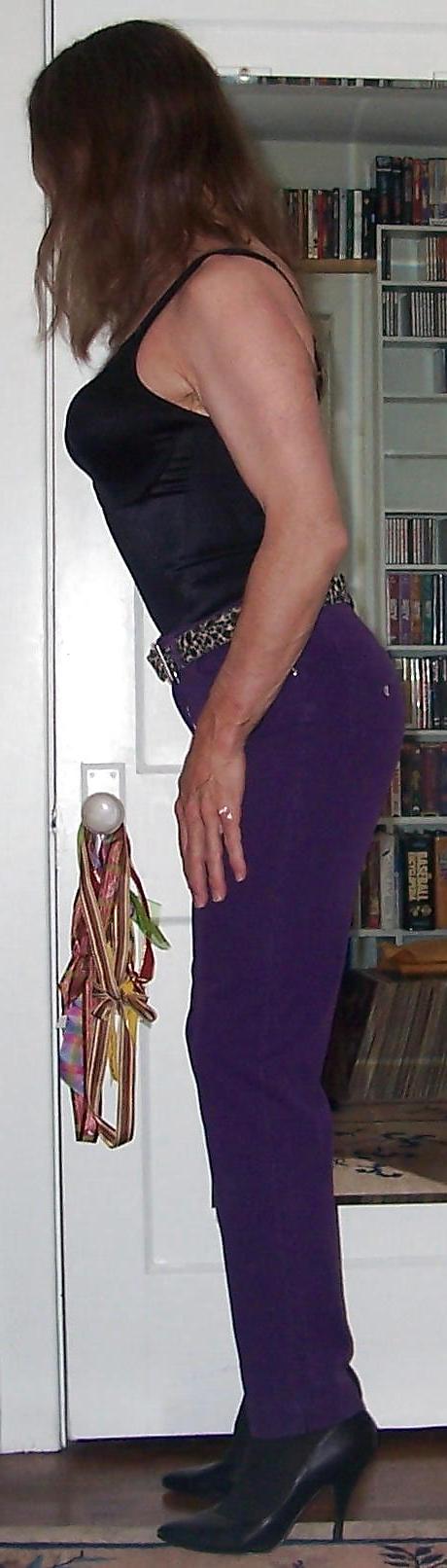 21P Crossdressing - My Purple Pants