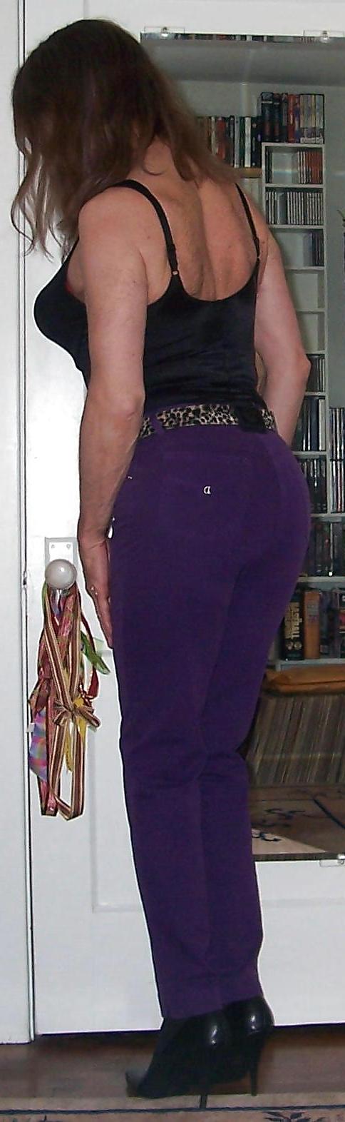 21P Crossdressing - My Purple Pants