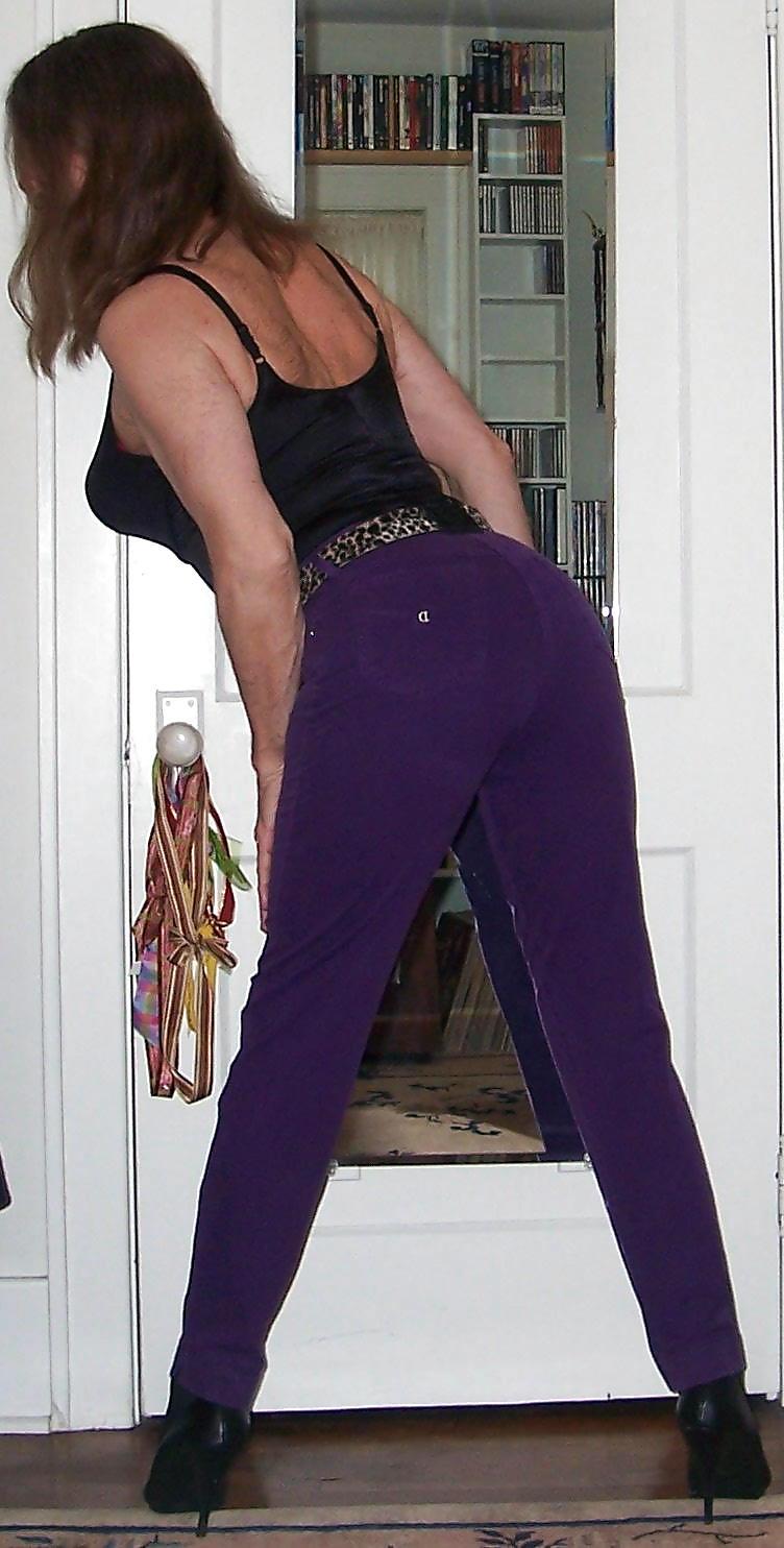 21P Crossdressing - My Purple Pants