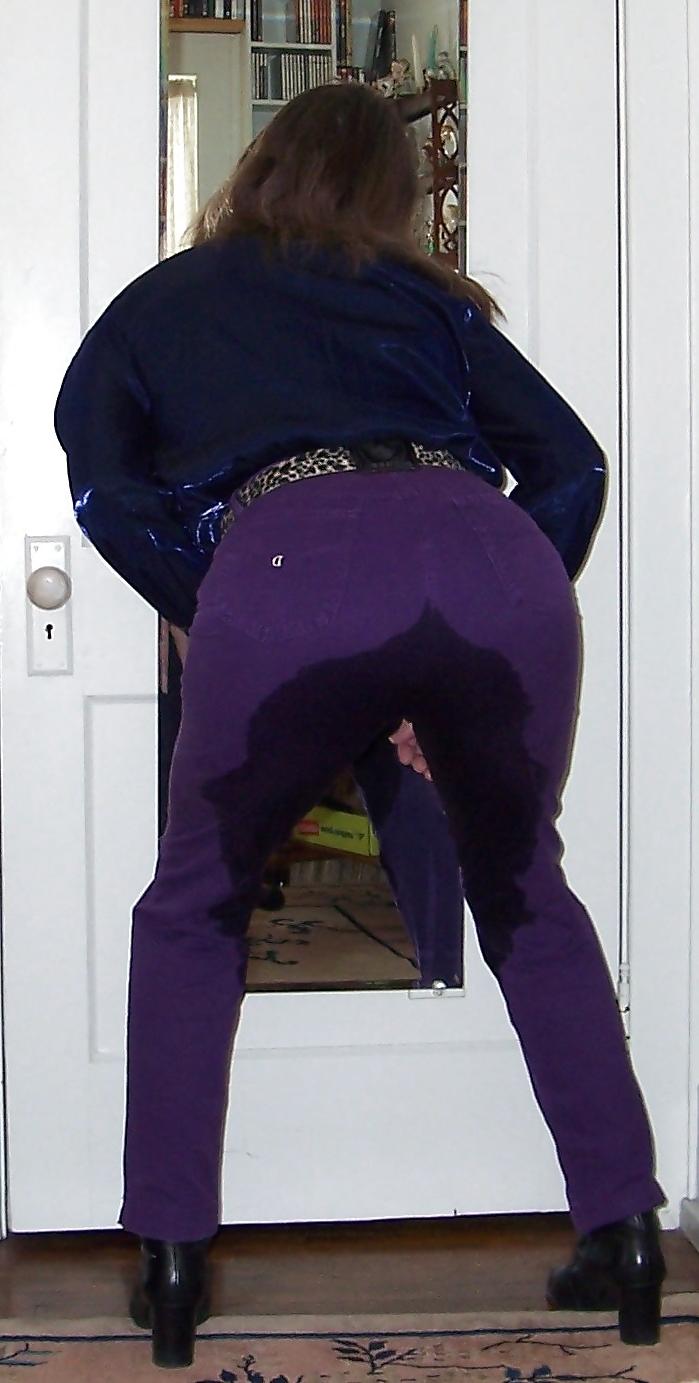 21P Crossdressing - My Purple Pants