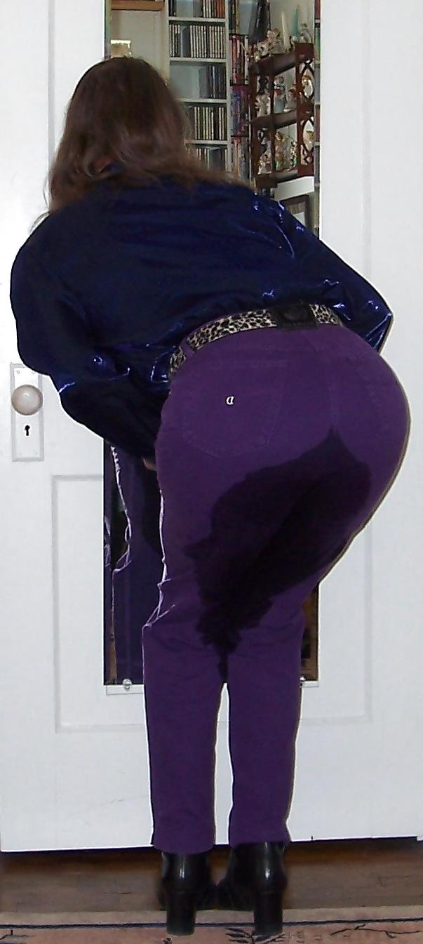 21P Crossdressing - My Purple Pants