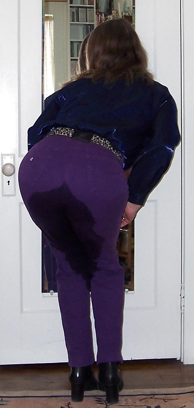 21P Crossdressing - My Purple Pants