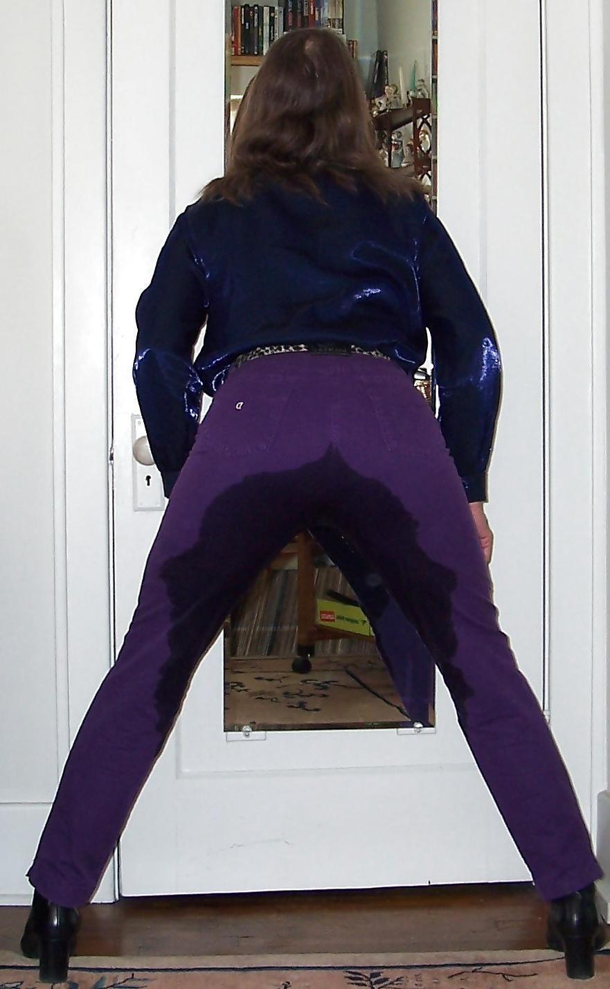 21P Crossdressing - My Purple Pants