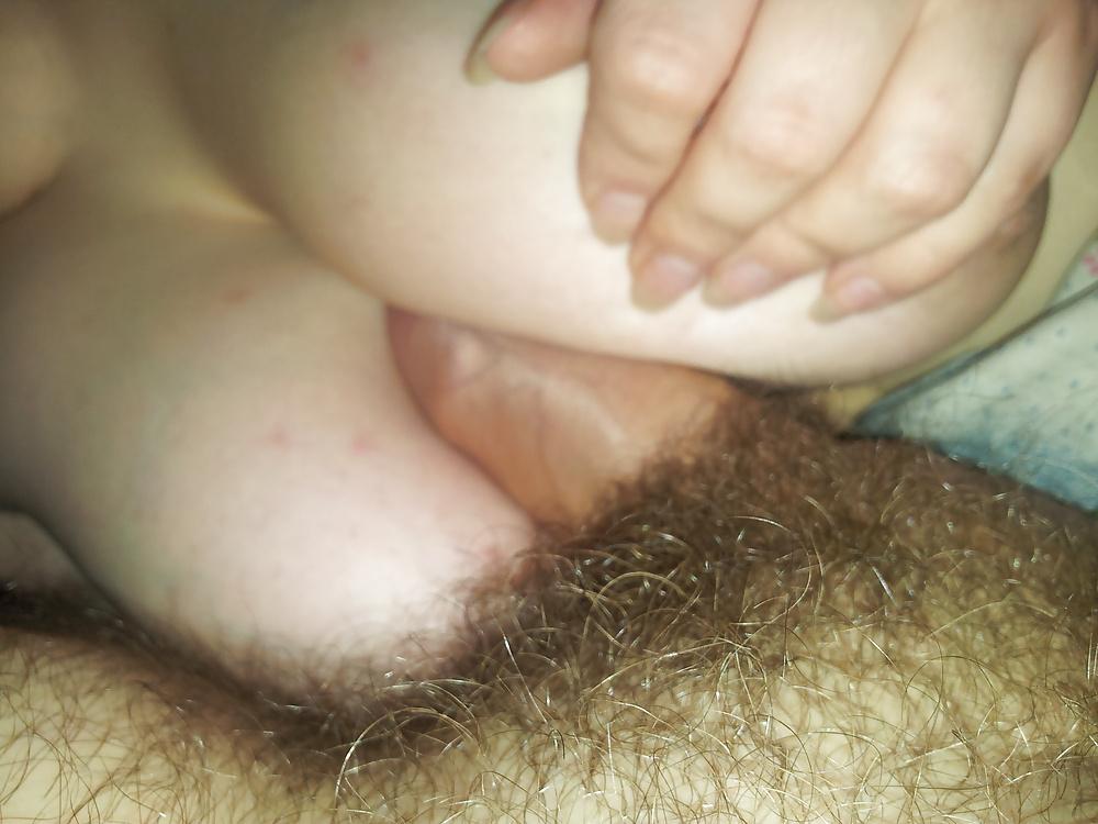 4P Cum on my girlfriend big boobs