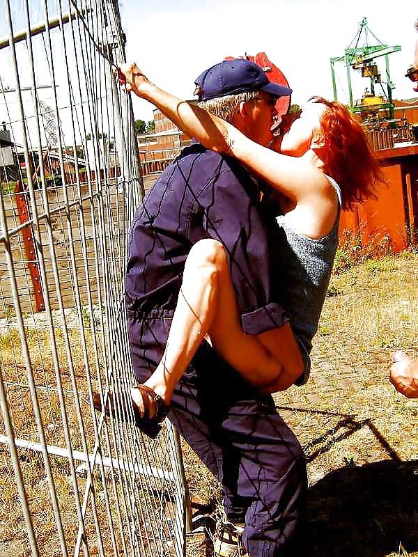 12P CUCK WIFE LENE with two men near the harbour - anal sex