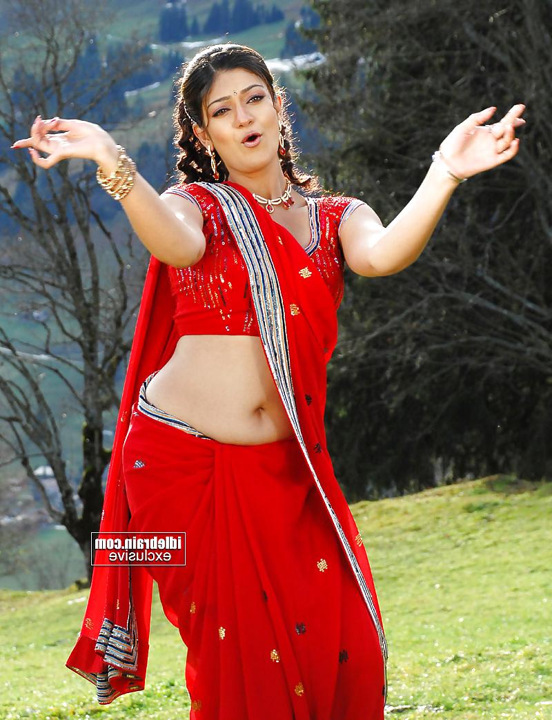 25P Aunty in saree exposing navel and boobs