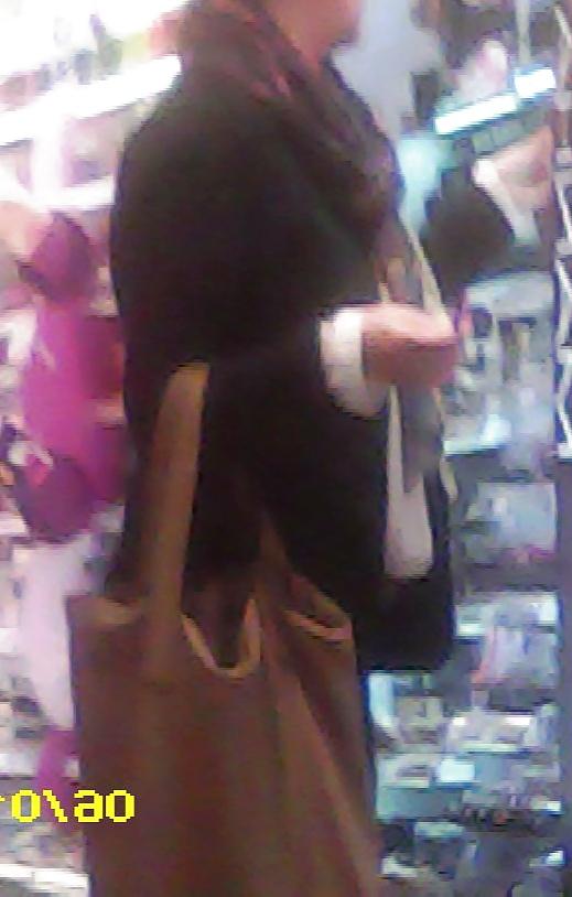 24P Spy at shopping