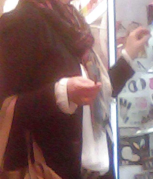 24P Spy at shopping
