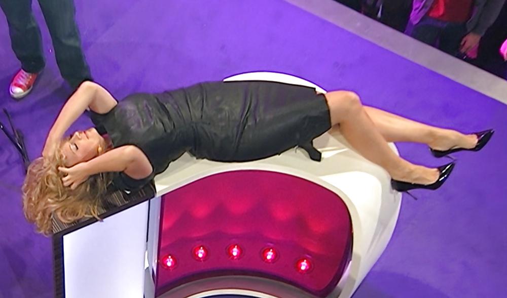 25P German Barbara Schoeneberger in black Leather HOT MILF