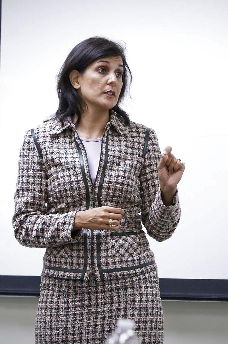 25P Love jerking off to conservative Nikki Haley