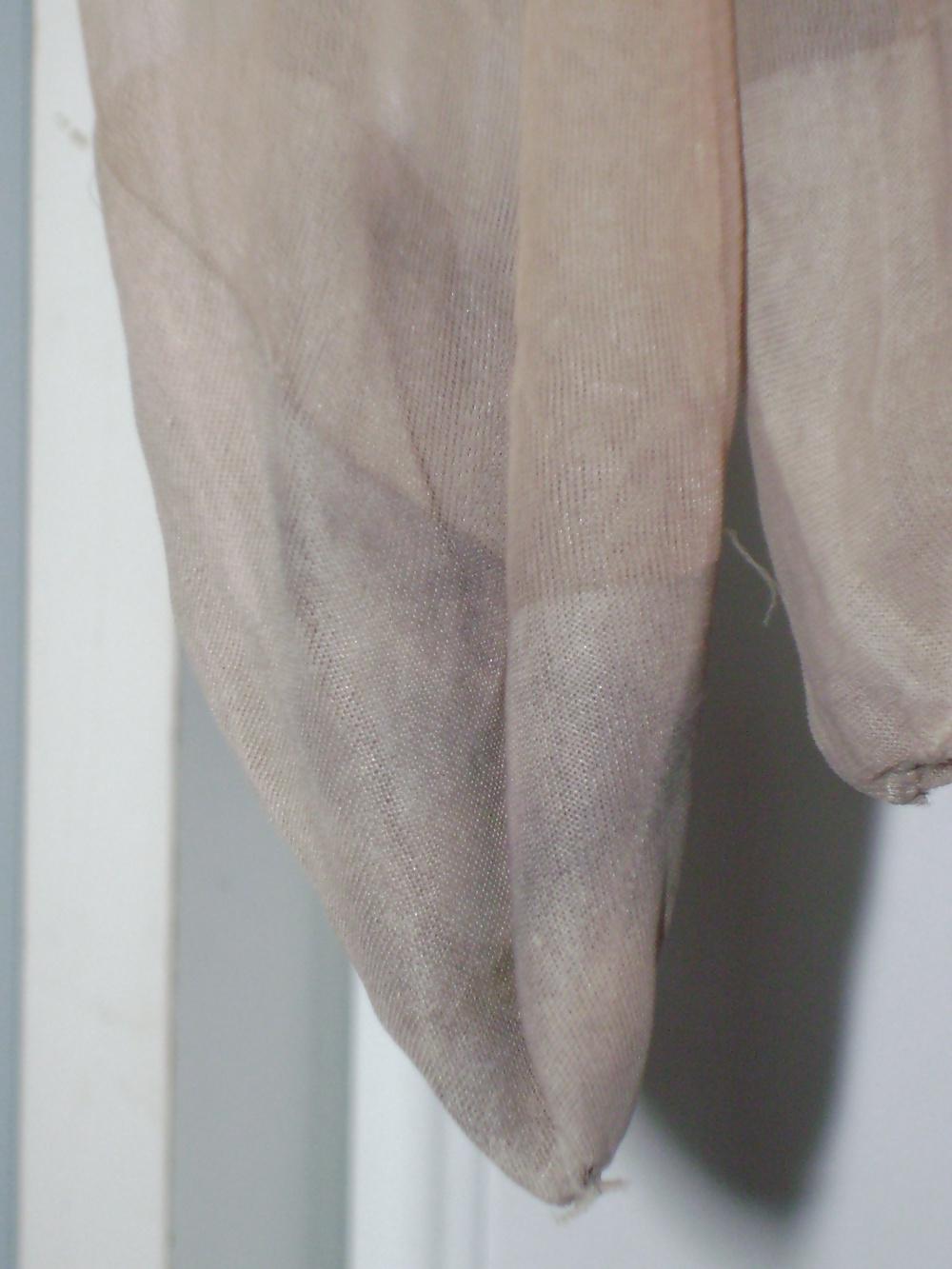 25P The Worn Stockings of my SLUTY WIFE who has been FUCKED