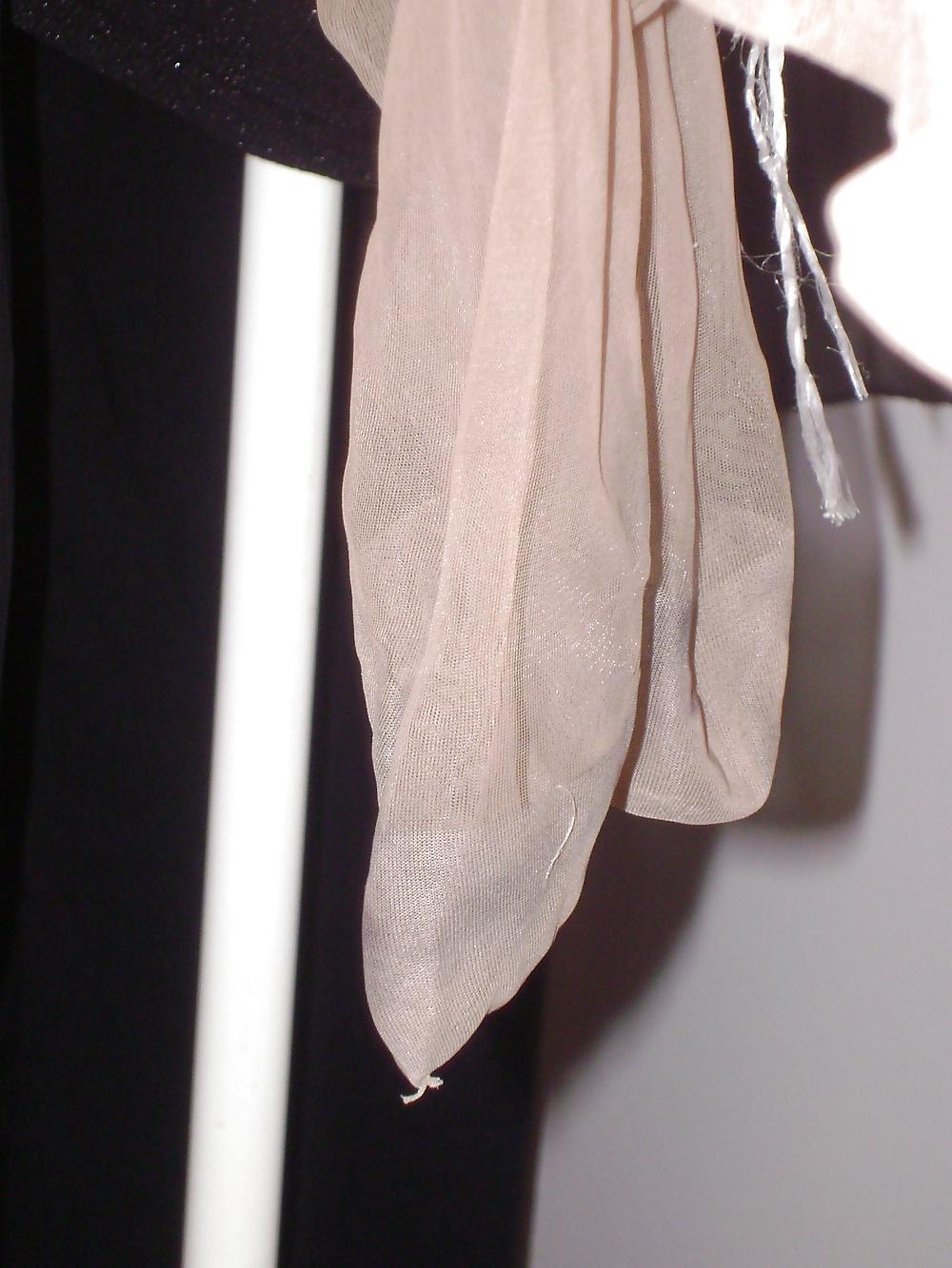 25P The Worn Stockings of my SLUTY WIFE who has been FUCKED