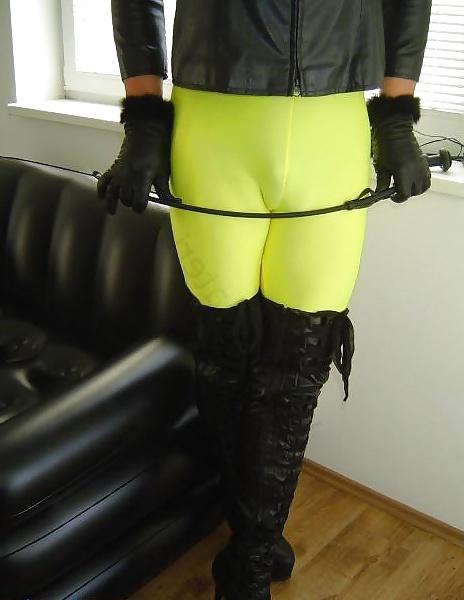 8P Boots and spandex