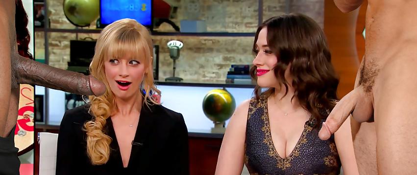 8P Kat Dennings Beth Behrs