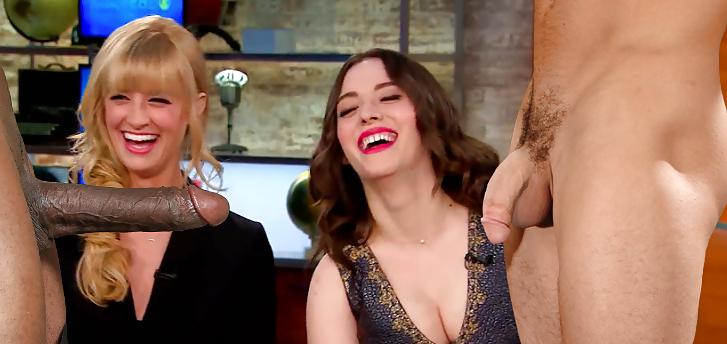 8P Kat Dennings Beth Behrs