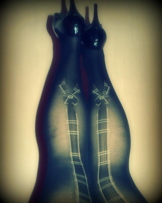 7P amateur stockings