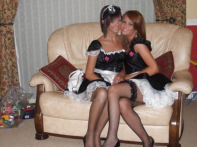 18P Black stockings