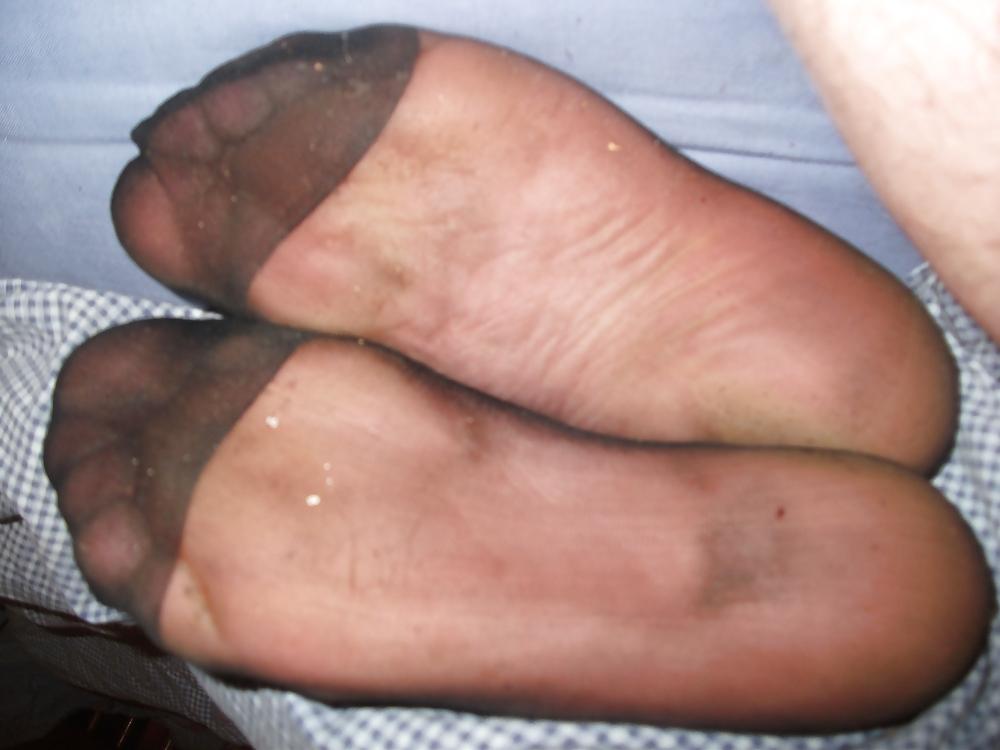 17P Mi bas voile noir et masturbation