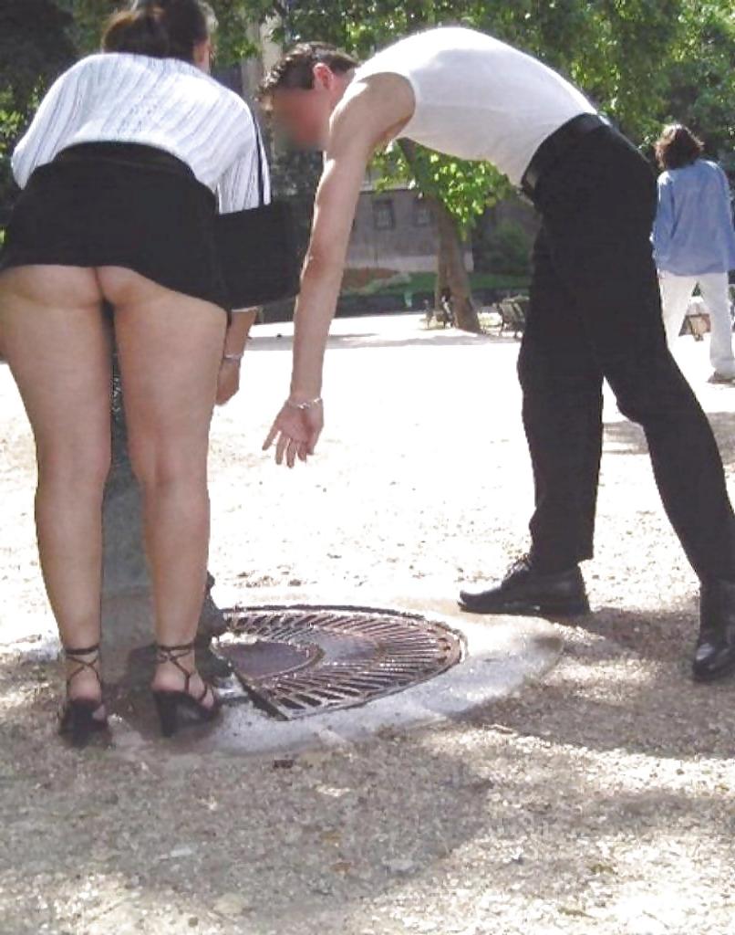 15P Upskirt street candid part 15