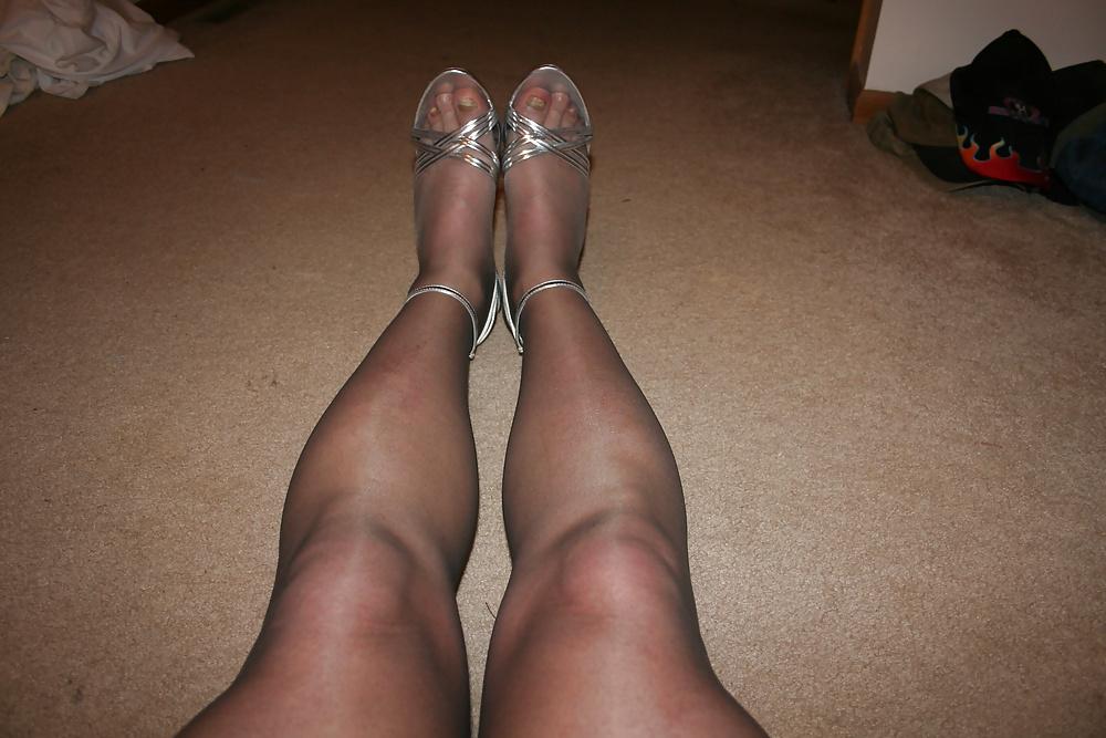 22P New Stockings & Sexy Heels