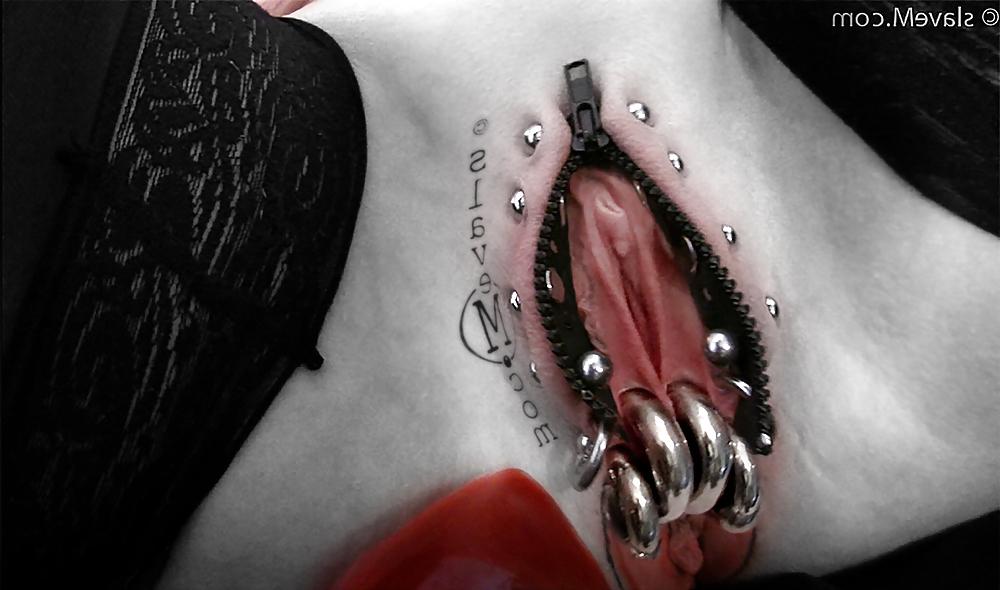 22P Pussy piercings