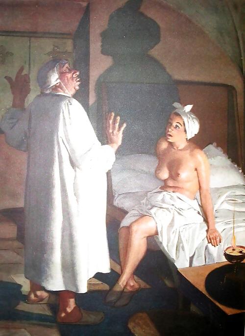 24P Erotic Book Illustration 29 - Decameron
