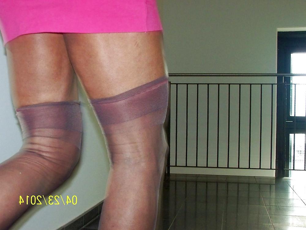 20P Crossdresser Stockings Mini Cumshot