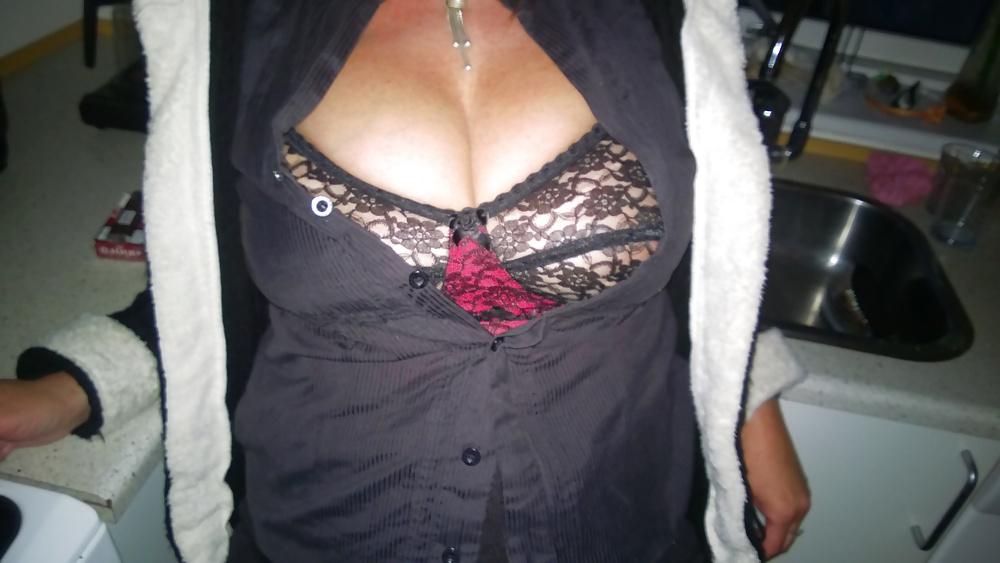 25P Sexy friday in black stockings with seam