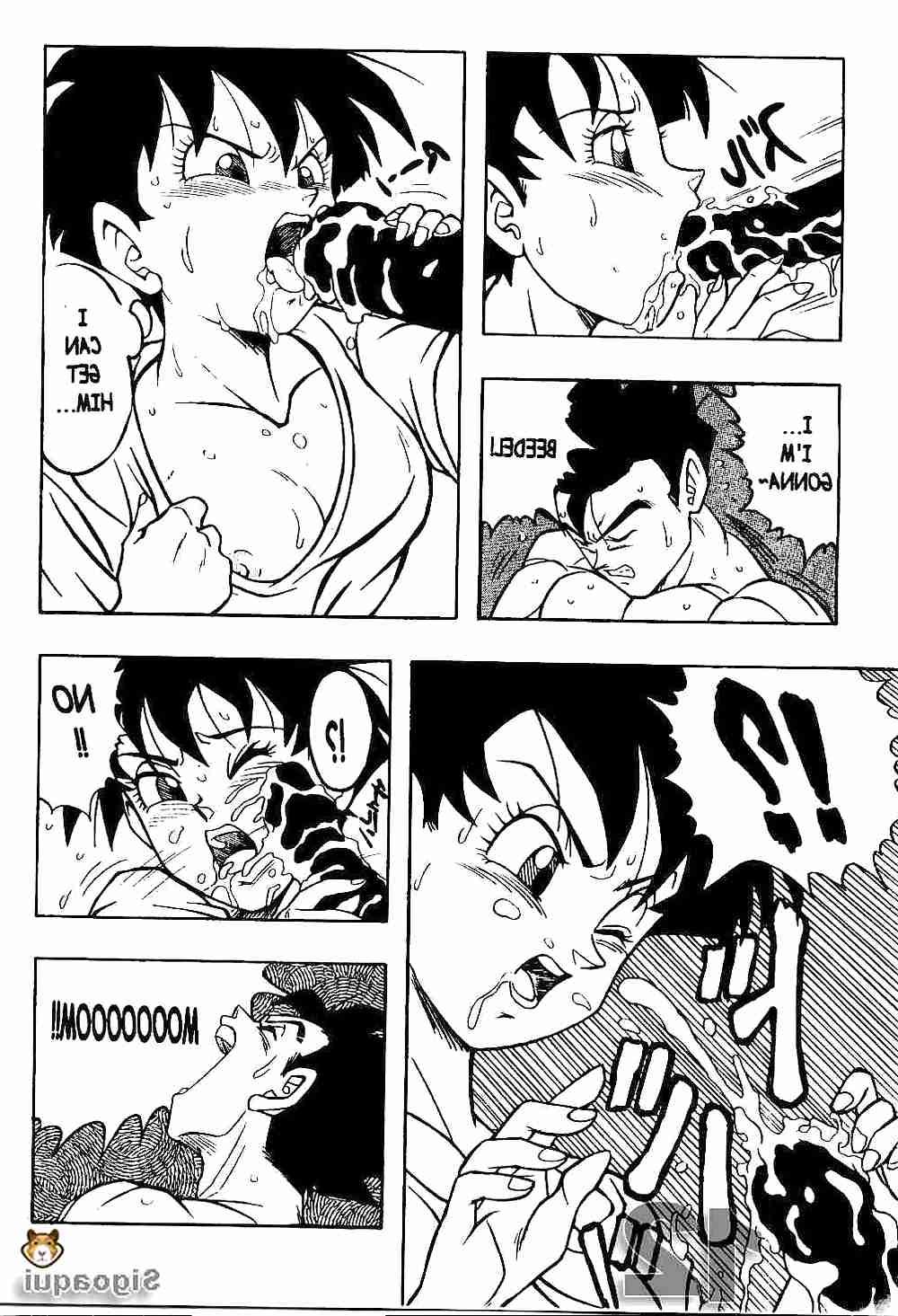 24P Videl and Gohan   Dragon Ball   by       Sigoaqui