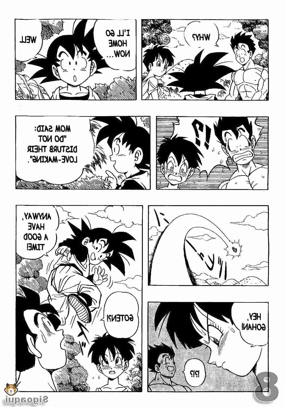 24P Videl and Gohan   Dragon Ball   by       Sigoaqui