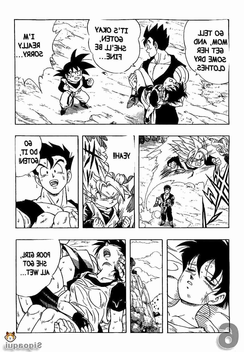 24P Videl and Gohan   Dragon Ball   by       Sigoaqui