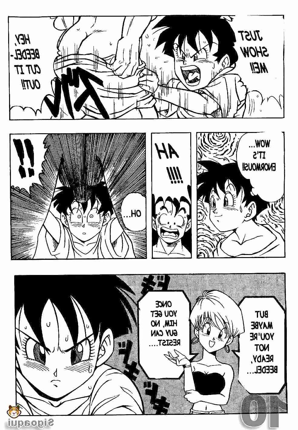 24P Videl and Gohan   Dragon Ball   by       Sigoaqui
