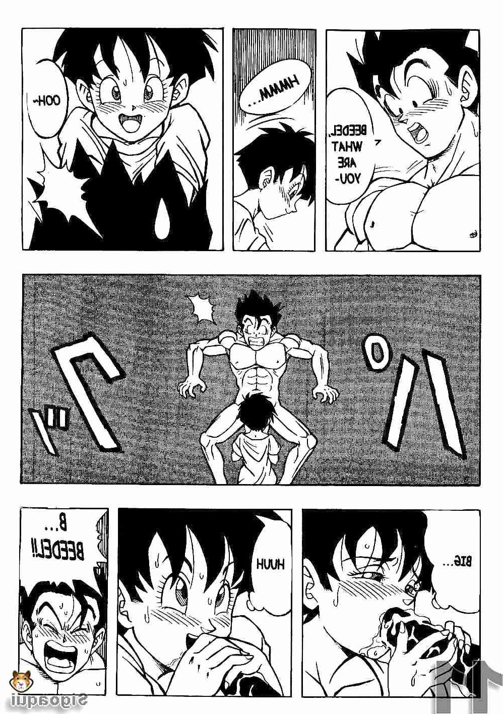 24P Videl and Gohan   Dragon Ball   by       Sigoaqui