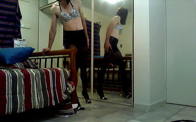 25P Crossdressing cd skinny whore 