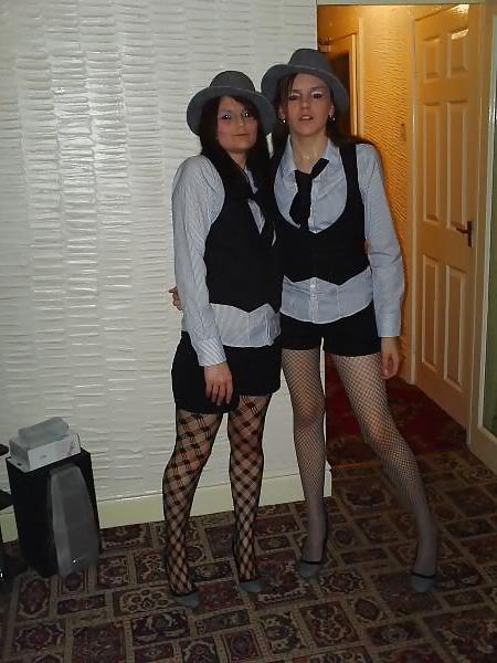 22P Teens in stockings