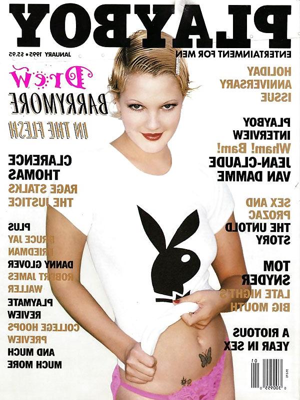 7P Drew Barrymore, Playboy January 1995