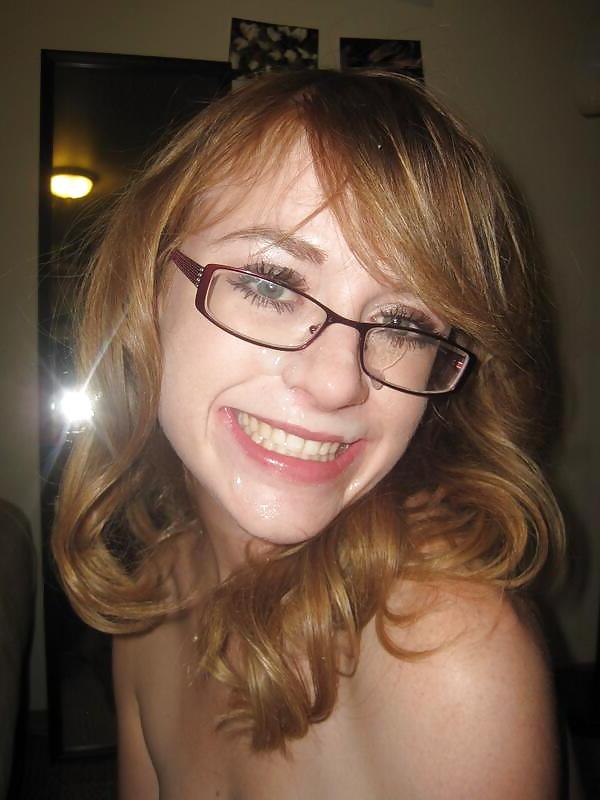 25P Cum on glasses. Facials. Pro-Am mix.