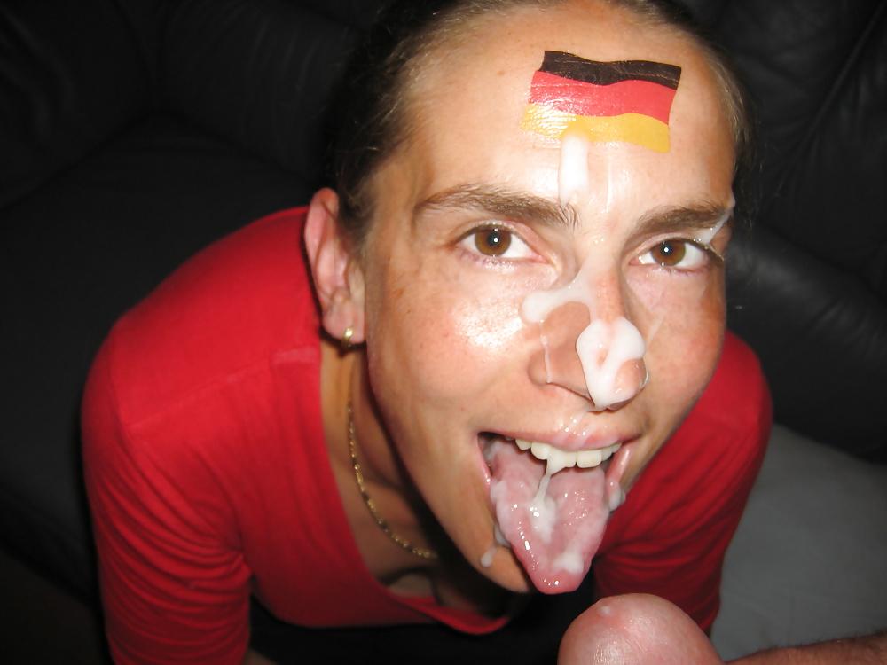 25P Nice german GF Seems to Enjoy Facials!!!