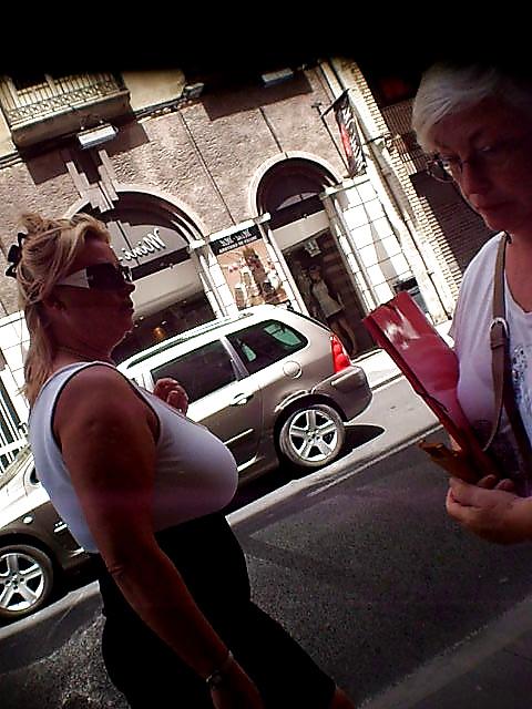24P Busty street mother 
